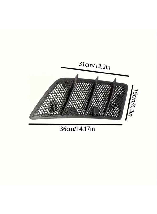 Pair Of Hood Air Vent Grille Covers Left Right For Mercedes Benz W164 ML GL Class 2008 2011 - Image 3